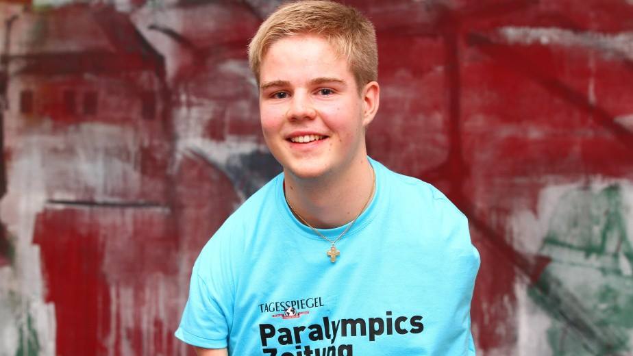 Redakteur der Paralympics Zeitung: David Hock Foto: Thilo Rückeis/ Tagesspiegel