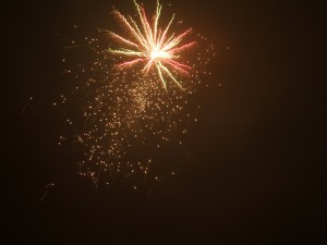 Feuerwerk bei Nacht