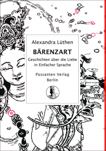 Das Bild zeigt das Cover des Buches Bärenzart. Es zeigt den Titel in einem Schriftzug und eine weibliche Märchenfigur mit geschlossenen Augen.