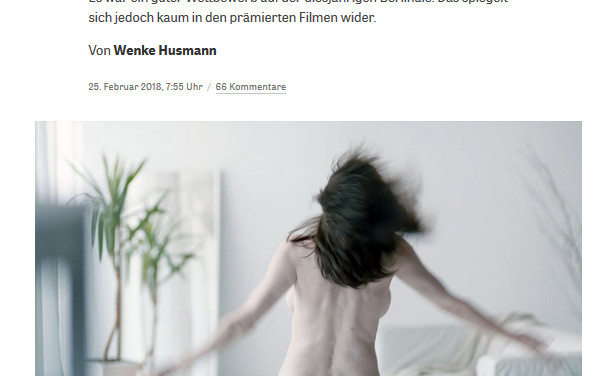 “Touch Me Not” – Medienkritik zur Preisvergabe “Goldener Bär” der Berlinale