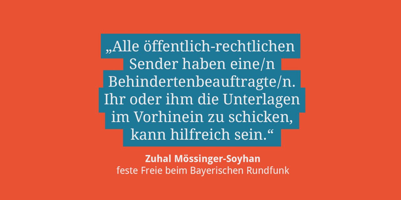 Zuhal Mössinger-Soyhan, feste Freie beim BR