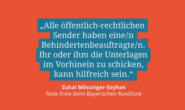 Zuhal Mössinger-Soyhan, feste Freie beim BR