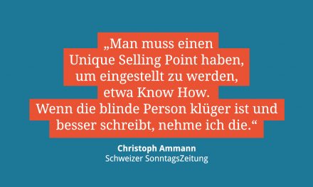 Christoph Ammann, Redakteur der Schweizer SonntagsZeitung