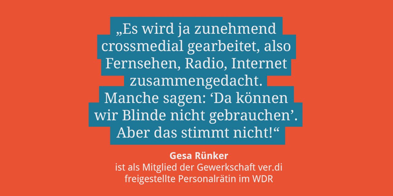 Gesa Rünker, stellv. Vorsitzende ver.di/WDR