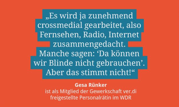 Gesa Rünker, stellv. Vorsitzende ver.di/WDR